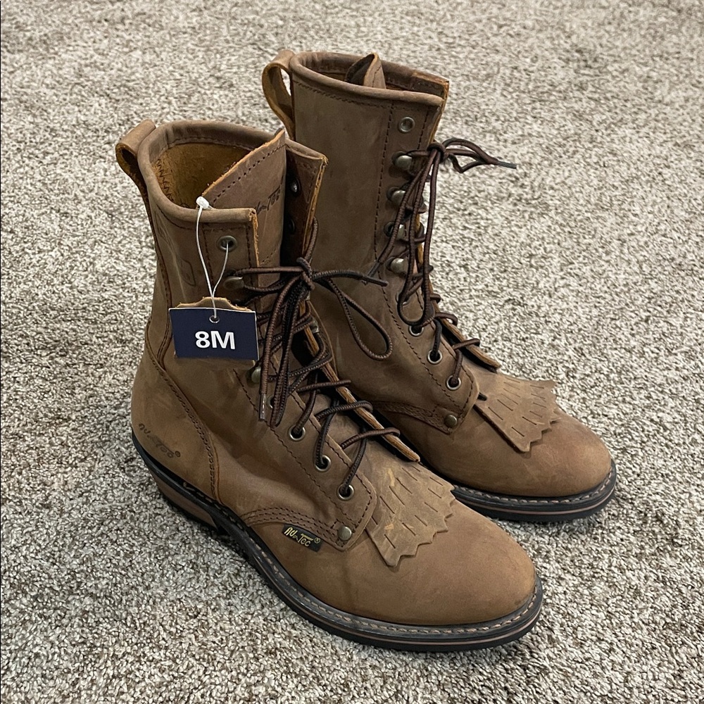 AdTec 8224 Women's Water Resistant Packer Work Boots